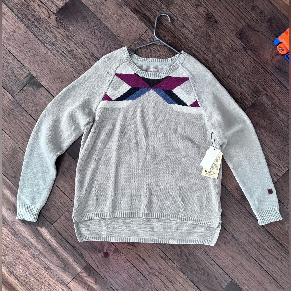 NWT casual Burton comfy sweater